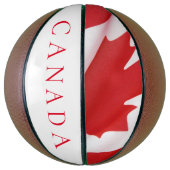 Ballon De Basket Drapeau canadien (Vertical)