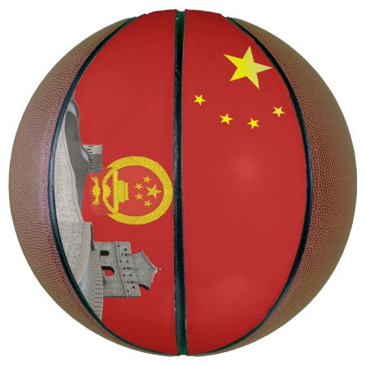 Ballon De Basket Drapeau chinois (Vertical)