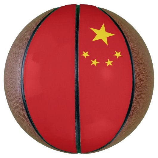 Ballon De Basket Drapeau chinois (Vertical)