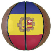 Ballon De Basket drapeau d'Andorre (Vertical)