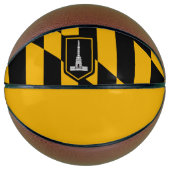 Ballon De Basket Drapeau de Baltimore, Maryland (Devant)