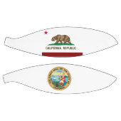 Ballon De Basket Drapeau de Californie (Panneaux)