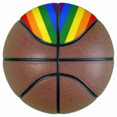 Ballon De Basket Drapeau de fierté bispirituel de SlipperyJoe's sym (Droite)