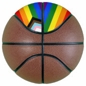 Ballon De Basket Drapeau de fierté Progress Pride de SlipperyJoe si (Droite)
