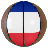 Ballon De Basket Drapeau de la France (Vertical)