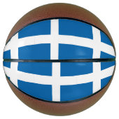 Ballon De Basket Drapeau de la Grèce (Devant)