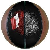 Ballon De Basket Drapeau de la Pologne (Vertical)