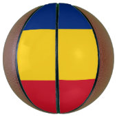 Ballon De Basket Drapeau de la Roumanie (Vertical)