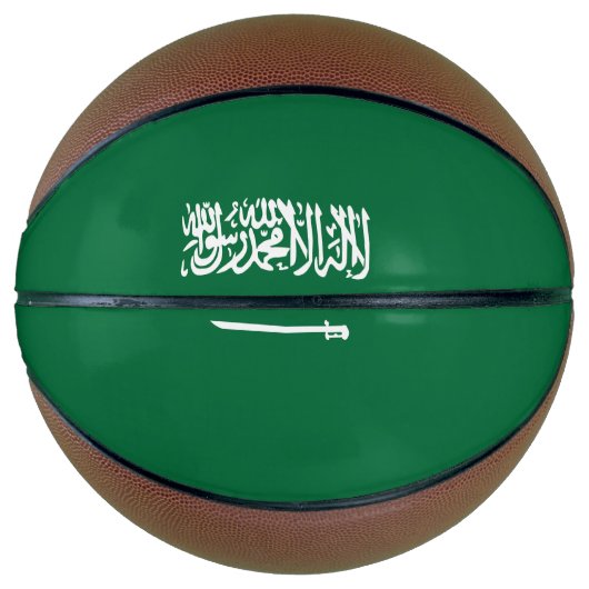 Ballon De Basket Drapeau de l'Arabie saoudite (Devant)