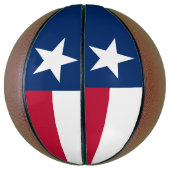 Ballon De Basket Drapeau de l'État du Texas (Vertical)
