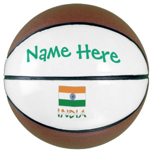 Ballon De Basket Drapeau de l'Inde personnalisé