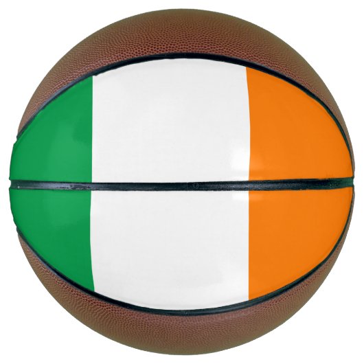 Ballon De Basket Drapeau de l'Irlande (Devant)