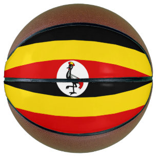 Ballon De Basket Drapeau de l'Ouganda
