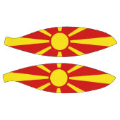 Ballon De Basket Drapeau de Macédoine du Nord (Panneaux)