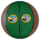 Ballon De Basket Drapeau de Washington (Vertical)