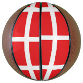 Ballon De Basket Drapeau du Danemark (Vertical)