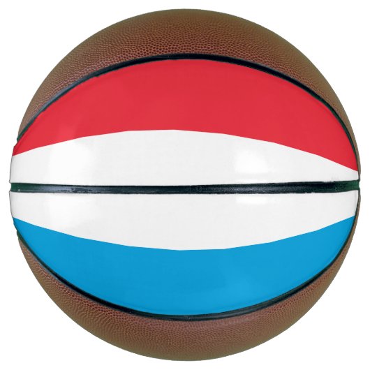 Ballon De Basket Drapeau du Luxembourg (Devant)