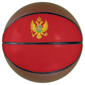 Ballon De Basket Drapeau du Monténégro (Devant)