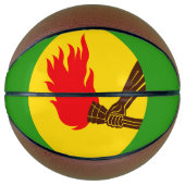 Ballon De Basket Drapeau du Zaïre (Devant)