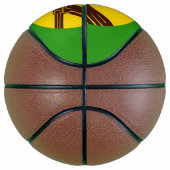 Ballon De Basket Drapeau du Zaïre (Droite)
