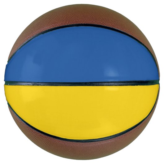 Ballon De Basket Drapeau d'Ukraine (Devant)