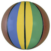 Ballon De Basket Drapeau Gabon (Vertical)