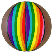 Ballon De Basket drapeau gay Rainbow LGBT Basket-ball (Vertical)