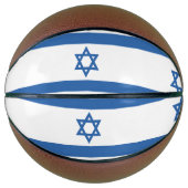 Ballon De Basket Drapeau Israël (Devant)