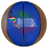 Ballon De Basket Drapeau italien (Vertical)