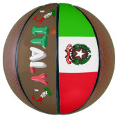 Ballon De Basket Drapeau italien (Vertical)