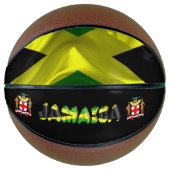 Ballon De Basket Drapeau jamaïcain (Devant)