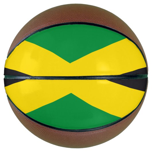 Ballon De Basket Drapeau jamaïcain (Devant)