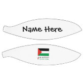 Ballon De Basket Drapeau palestinien avec votre nom (Panneaux)