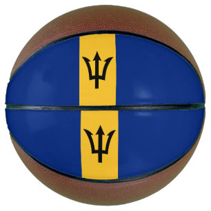 Ballon De Basket Drapeau patriotique de la Barbade