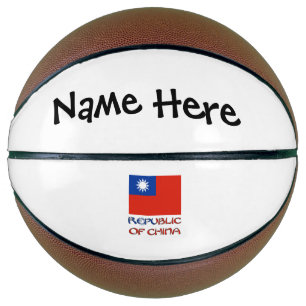 Ballon De Basket Drapeau personnalisé de la République de Chine Taï