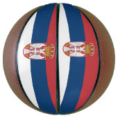 Ballon De Basket Drapeau Serbie (Vertical)