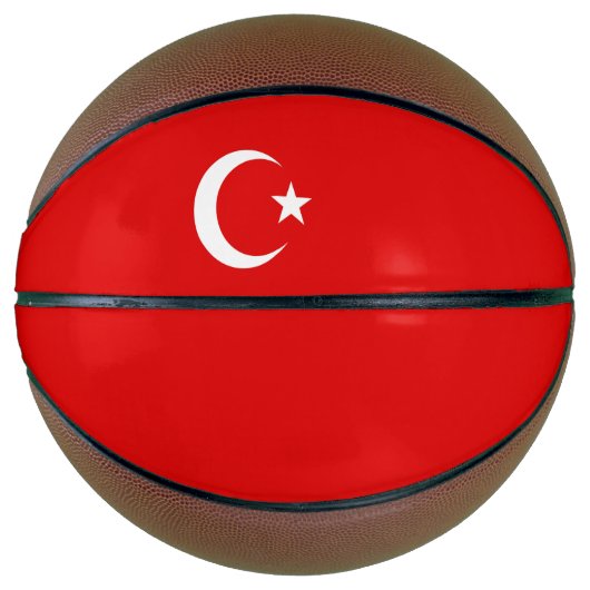 Ballon De Basket Drapeau turc (Devant)