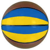 Ballon De Basket Drapeau Ukraine (Devant)
