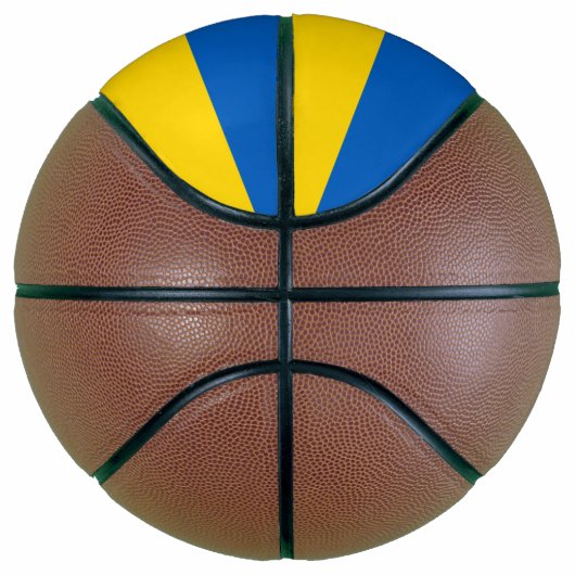 Ballon De Basket Drapeau Ukraine (Droite)