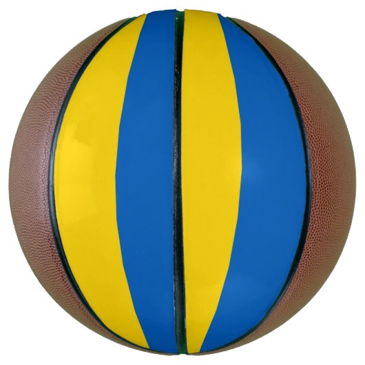 Ballon De Basket Drapeau Ukraine (Vertical)