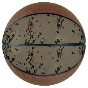 Ballon De Basket Éclat noir et goutte