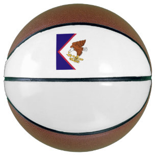 Ballon De Basket Emblème du drapeau des Samoa américaines