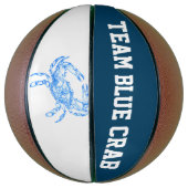 Ballon De Basket équipe crabe bleu (Vertical)
