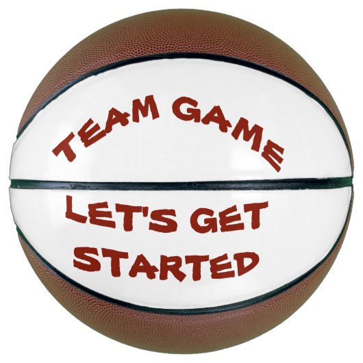 Ballon De Basket Équipe de basket-ball (Devant)