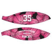 Ballon De Basket équipe de basket-ball des filles rose noir (Panneaux)