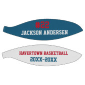 Ballon De Basket Équipe et numéro de nom personnalisés | (Panneaux)