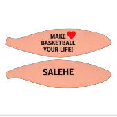 Ballon De Basket Faites du basket-ball votre vie!™ Custom Mini Bask (Panneaux)