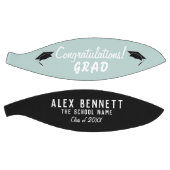 Ballon De Basket Félicitations Grad Black and White Graduation (Panneaux)