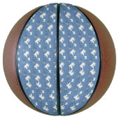 Ballon De Basket Feuille blanche unique (Vertical)