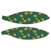 Ballon De Basket Feuilles verts, Berries Rouges, Motif Des Feuilles (Panneaux)